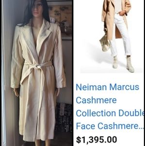 Neiman Marcus Cashmere long coat sz M
